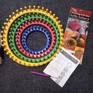 Knifty Knitter Loom Set of 4 Round Looms Craft  11.5"/9.5"/7.5"/5.5" Provo Craft